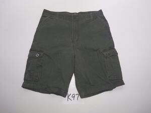 Caravan Cargo Shorts Size 32 Olive Green -1117K97